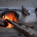 Cuisine au feu de bois