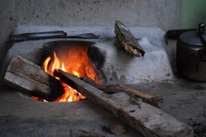 Cuisine au feu de bois