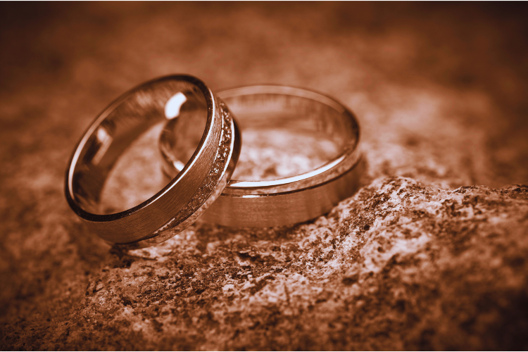 bague des couples de fiancaille