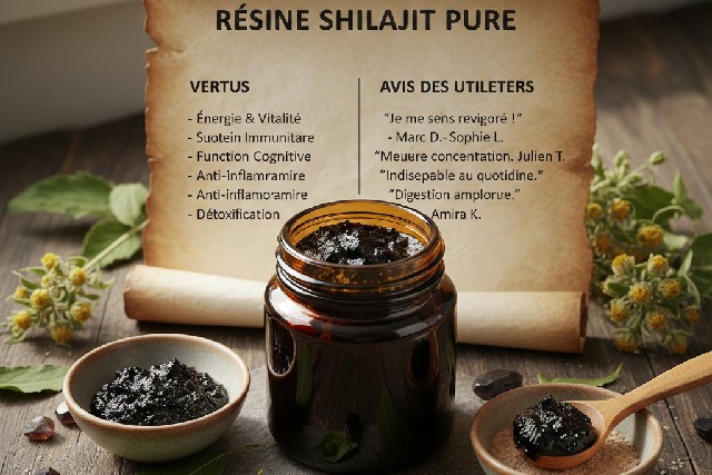 Résine Shilajit