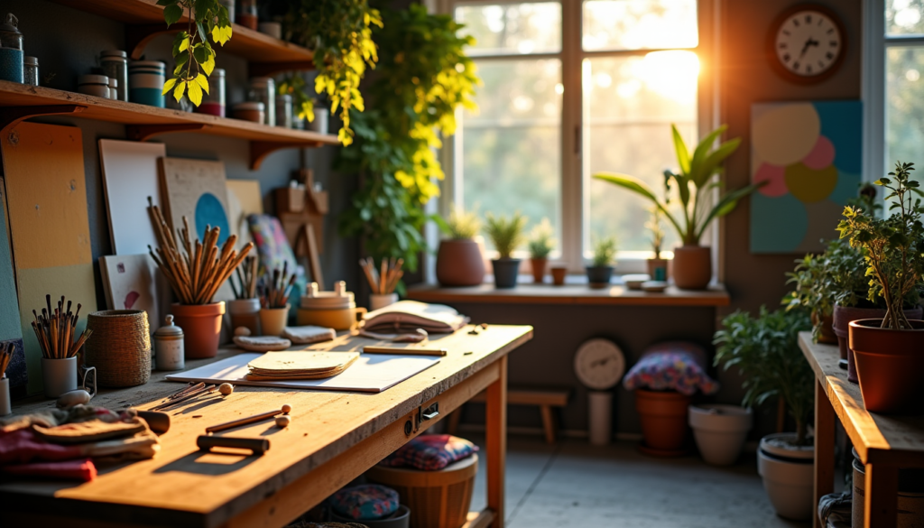Comment aménager un atelier maison créatif et fonctionnel ?