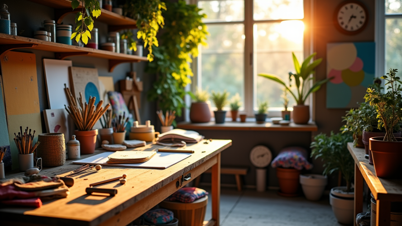 Comment aménager un atelier maison créatif et fonctionnel ?