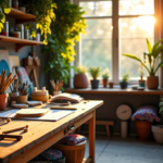 Comment aménager un atelier maison créatif et fonctionnel ?