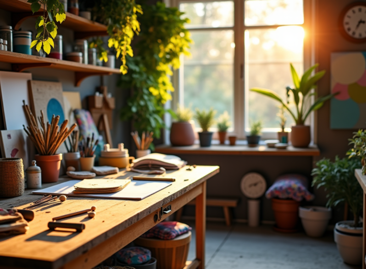 Comment aménager un atelier maison créatif et fonctionnel ?