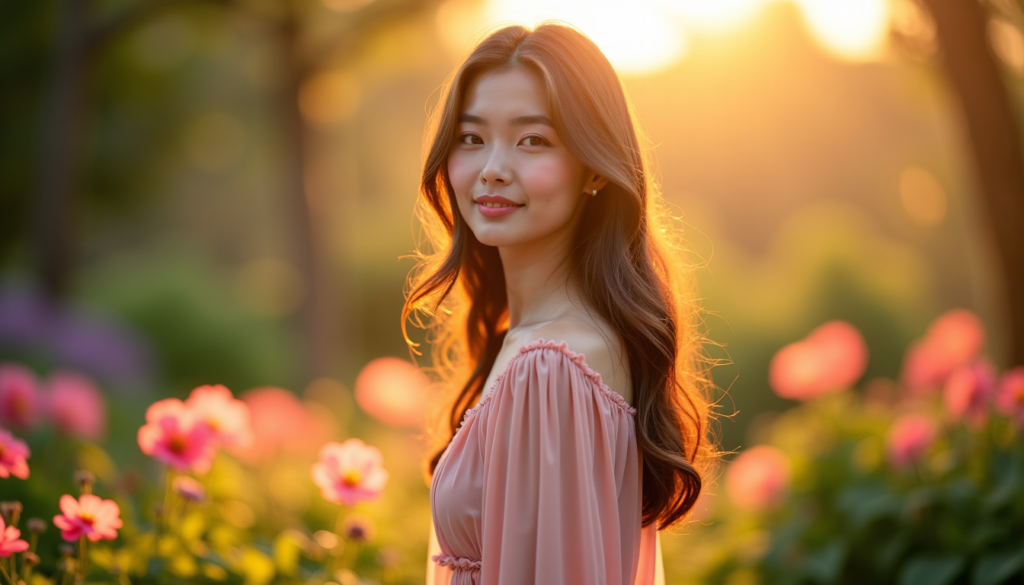 L'élégance naturelle au cœur de la beauté éternelle