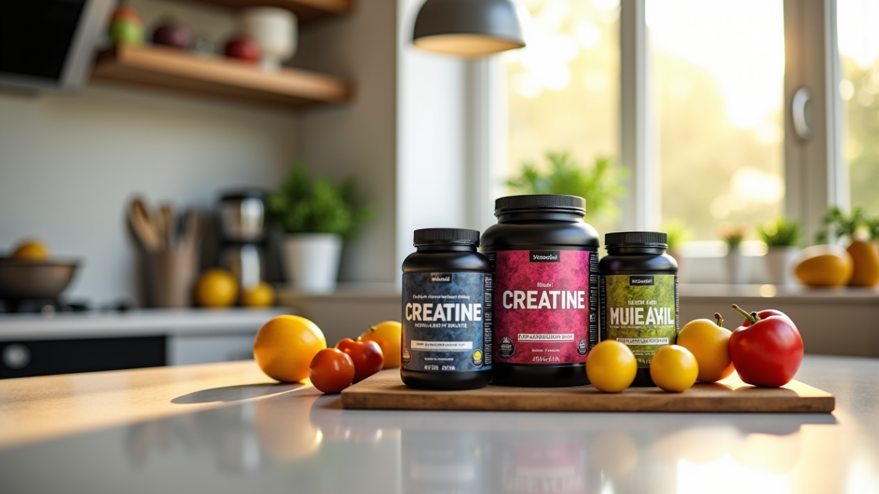 Créatine monohydrate, Complément alimentaire, Nutrition sportive, Musculation