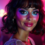 Maquillage années 80, Look disco, Tendance beauté rétro, Tutoriel maquillage