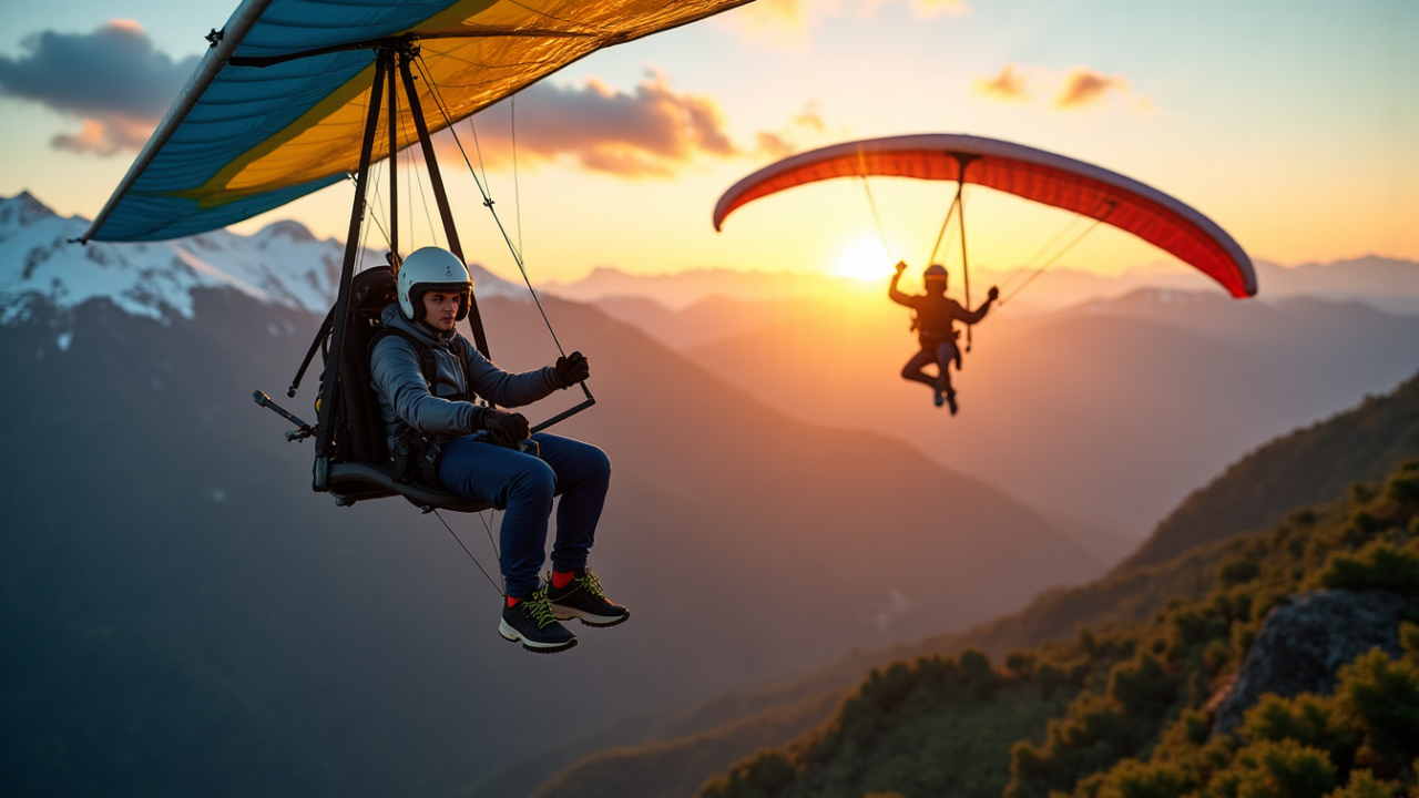 Du pilotage à la vitesse : tout ce qui sépare le deltaplane du parapente